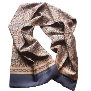 Christian Dior Men's Vintage Paisley Scarf